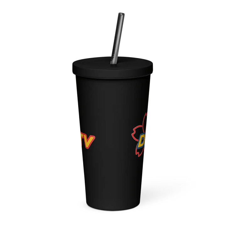 DarkSakuraTTV Insulated Tumbler with a Straw product image (2)