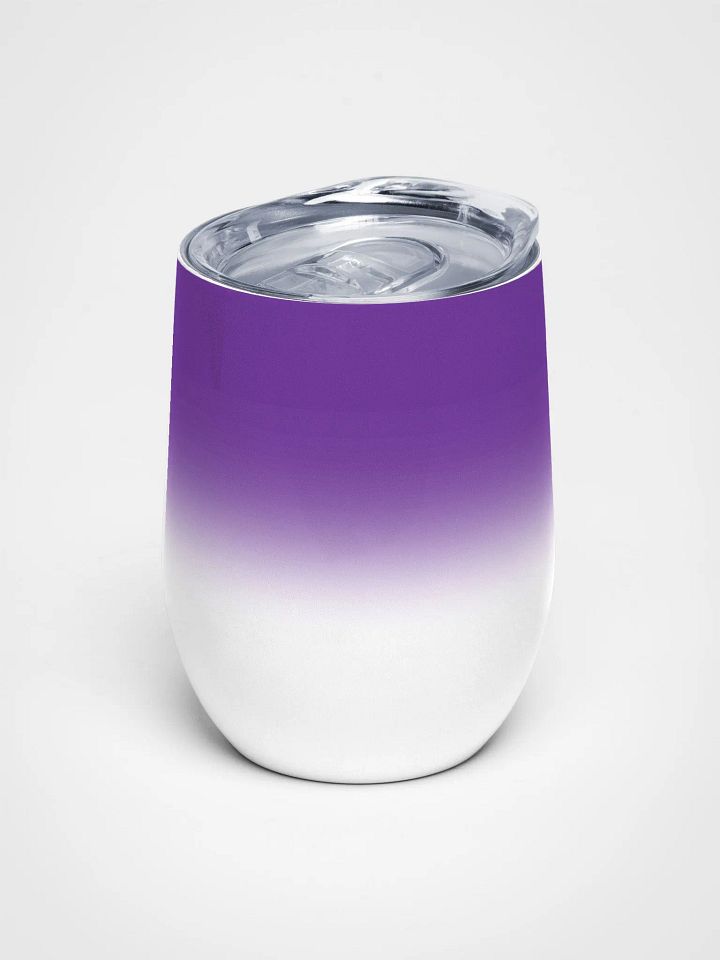 Wine tumbler - Dark purple gradient product image (1)