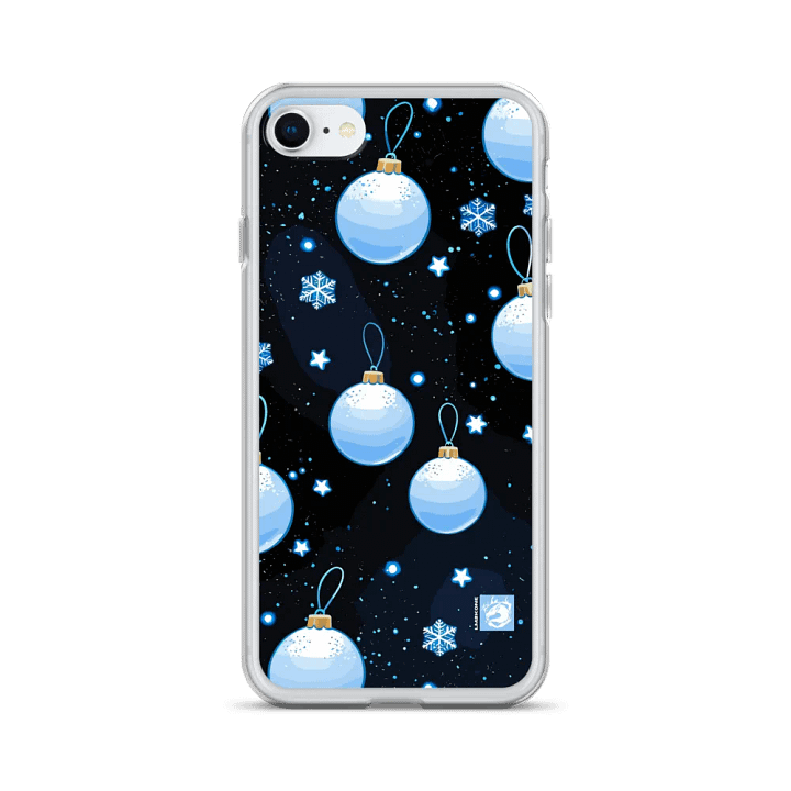 Snowflake Blue Christmas iPhone Case product image (24)