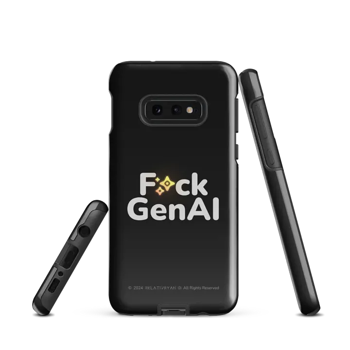 Absolut Idiocy Tough Case - F✨ck Generative AI (Samsung®) product image (2)