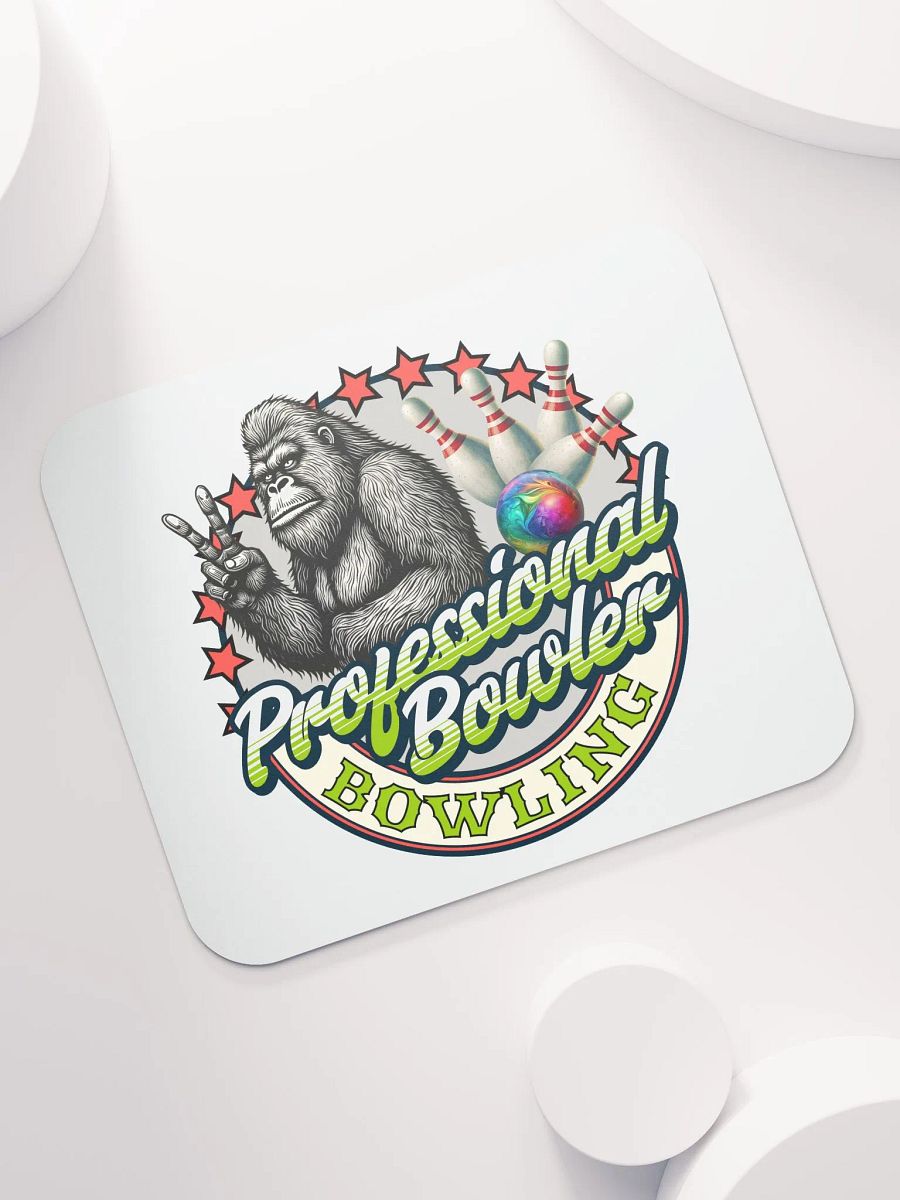 Professional Bowler Sasquatch Bowling Mouse Pad product image (5)