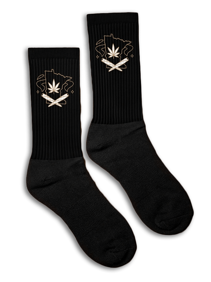 Land of 10,000 Tokes ✧ Minnesota Cannabis Socks product image (1)