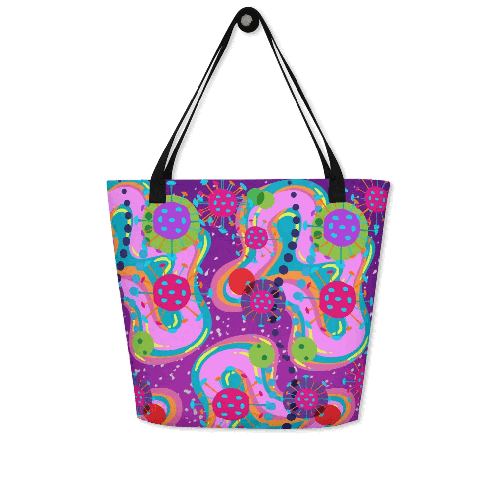Psychedelic Dreams All-Over Tote for the modern ladies genZ techis product image (4)