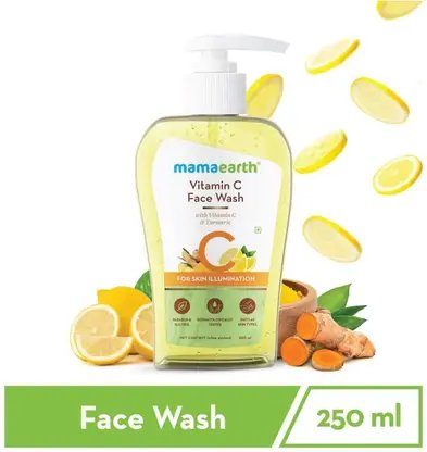 Mamaearth Vitamin C for Skin Glow & Illumination With Turmeric Face Wash (250 ml) product image (2)