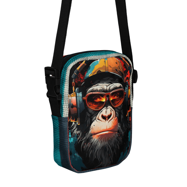 Buhay Tuklas Chimpanzee Groove All-Over Print Crossbody Bag product image (1)