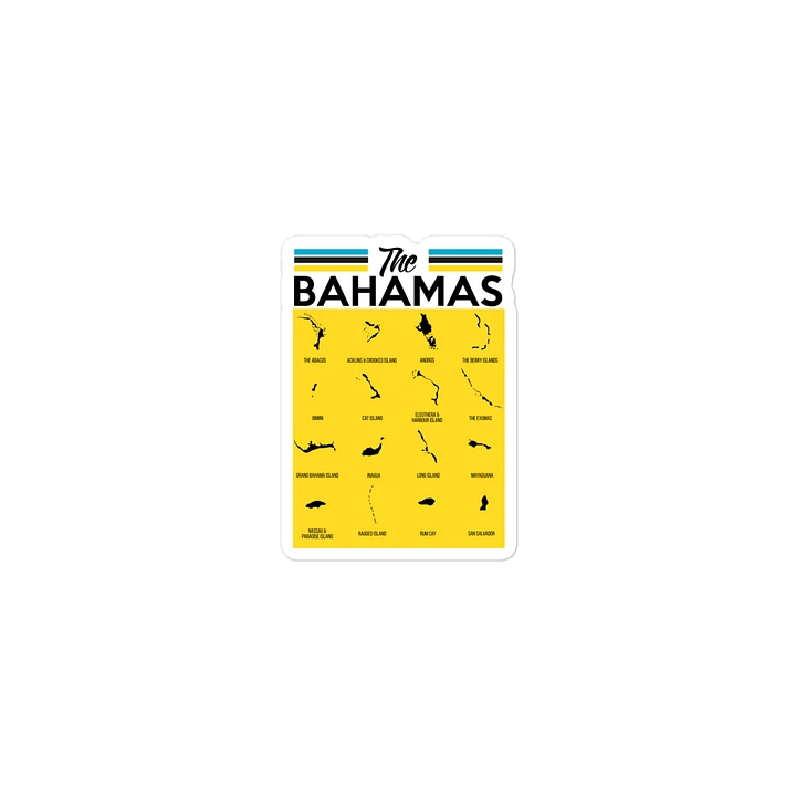 Bahamas Magnet : Bahamas Map product image (2)