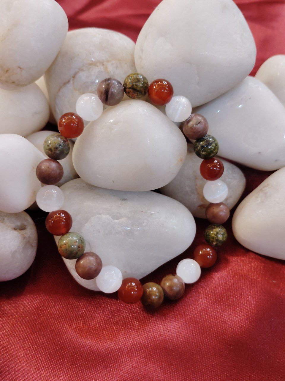 Multi Moonstone Diabetes Control Bracelet product image (1)