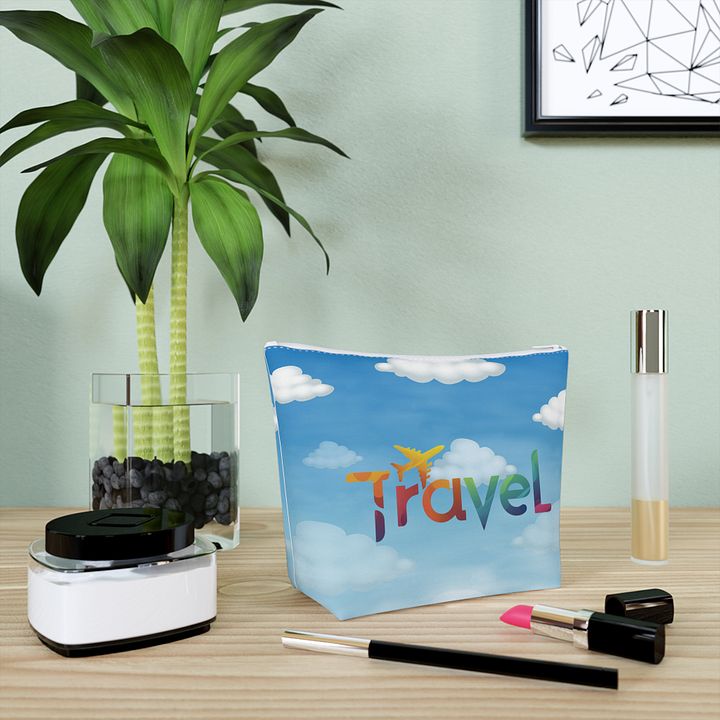 Cotton Cosmetic Bag - Travel & Fun product image (1)