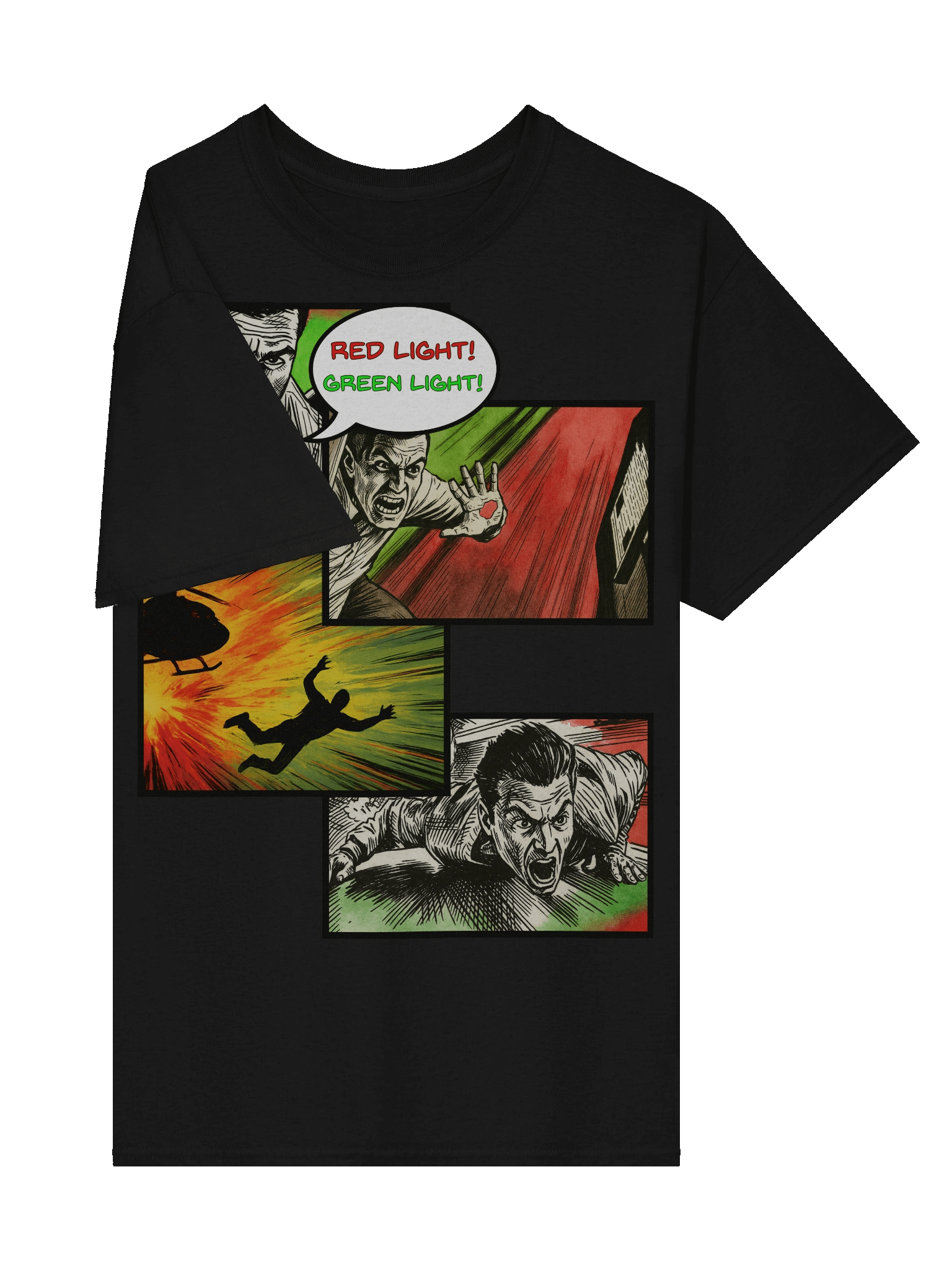 Mission: Impossible inspired Red Light, Green Light Scene T-Shirt product image (38)