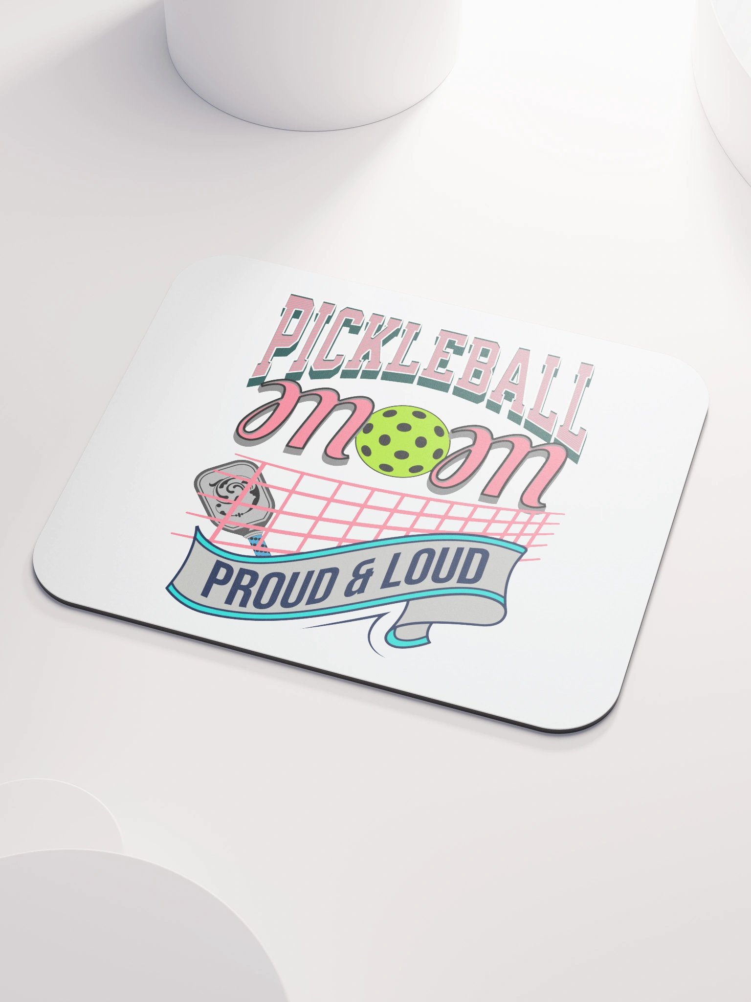 Pickleball Mom Proud And Loud Mouse Pad product image (3)