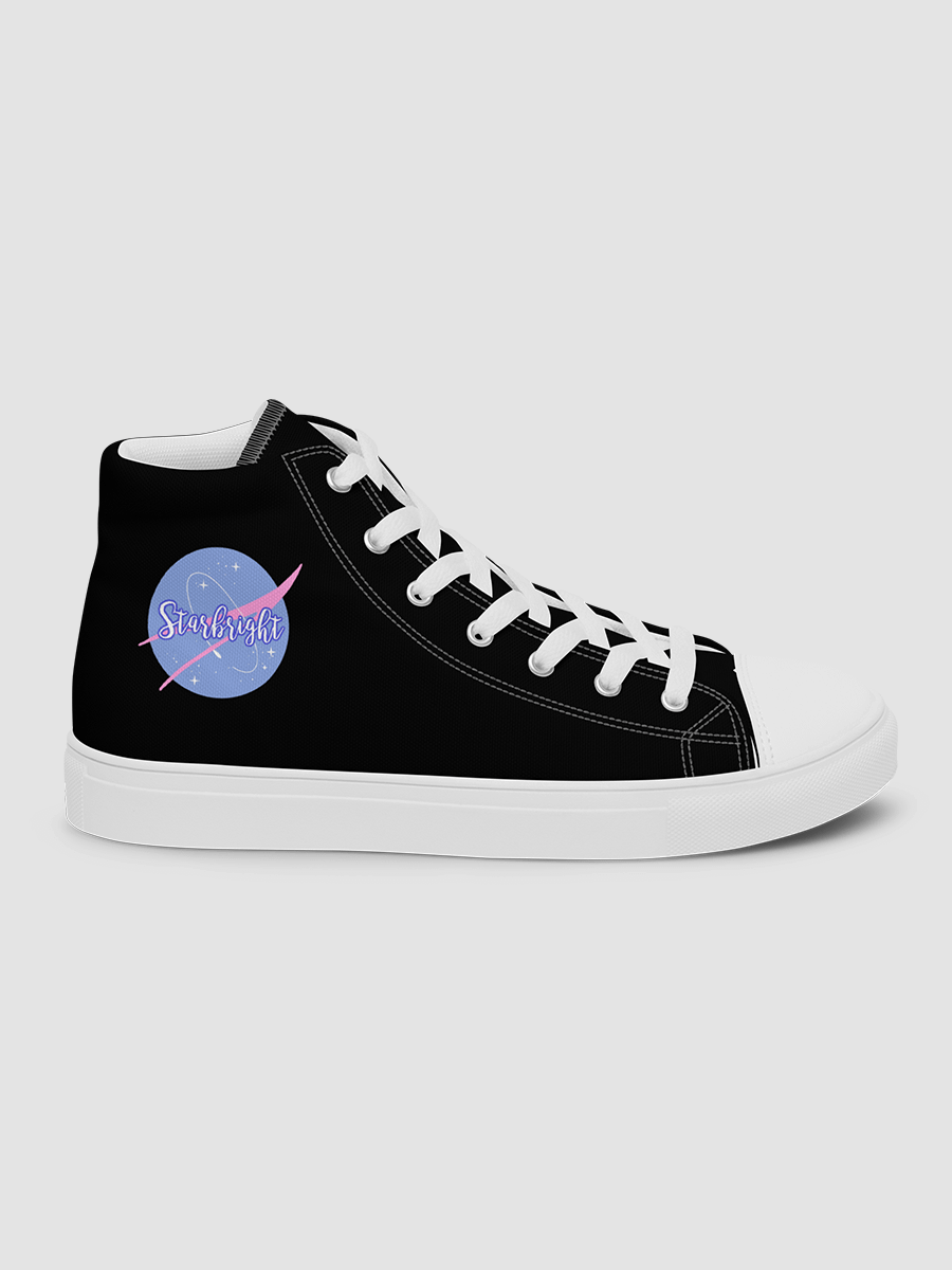 Black Starbright The Band Women's High Top Canvas Shoes product image (6)
