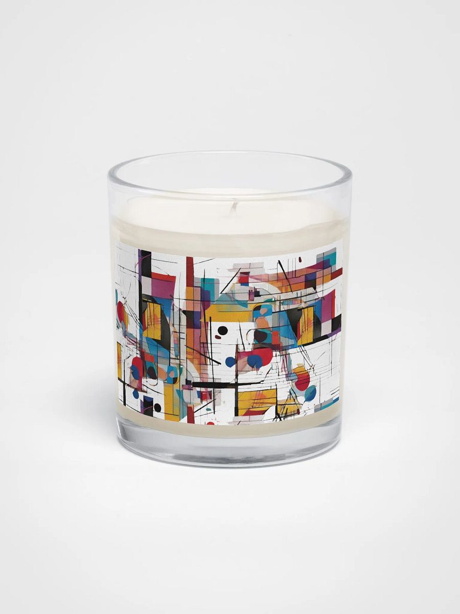 Stylish Kadinsky inspired soy wax dandle for arty moms dads friends product image (1)