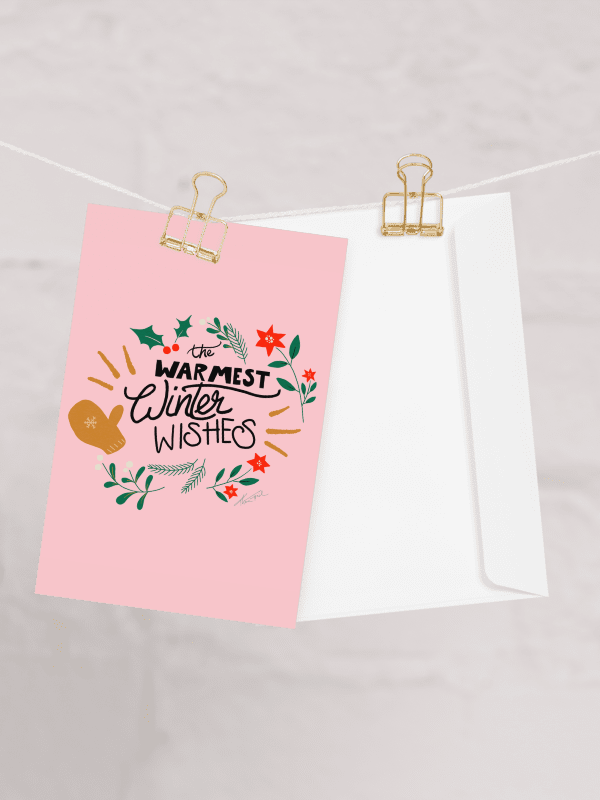 The Warmest Winter Wishes • Greeting Card product image (1)