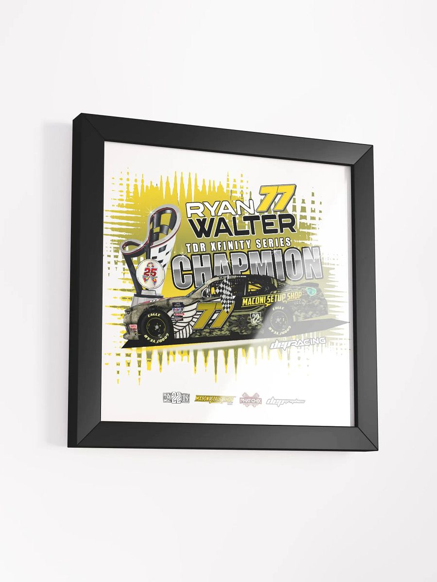 Ryan Walter Xfinity Champion Framed Art product image (12)