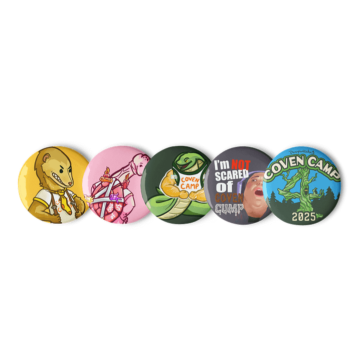 Coven Camp Buttons product image (1)