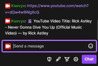 YouTube Vid Info - Twitch