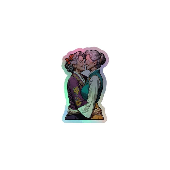 Closely in Love LGBTQ+ Holo Sticker product image (1)