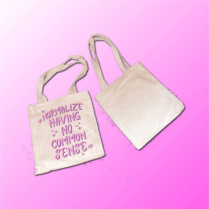 Normalize Having No Common Sense- Tote Bag product image (2)