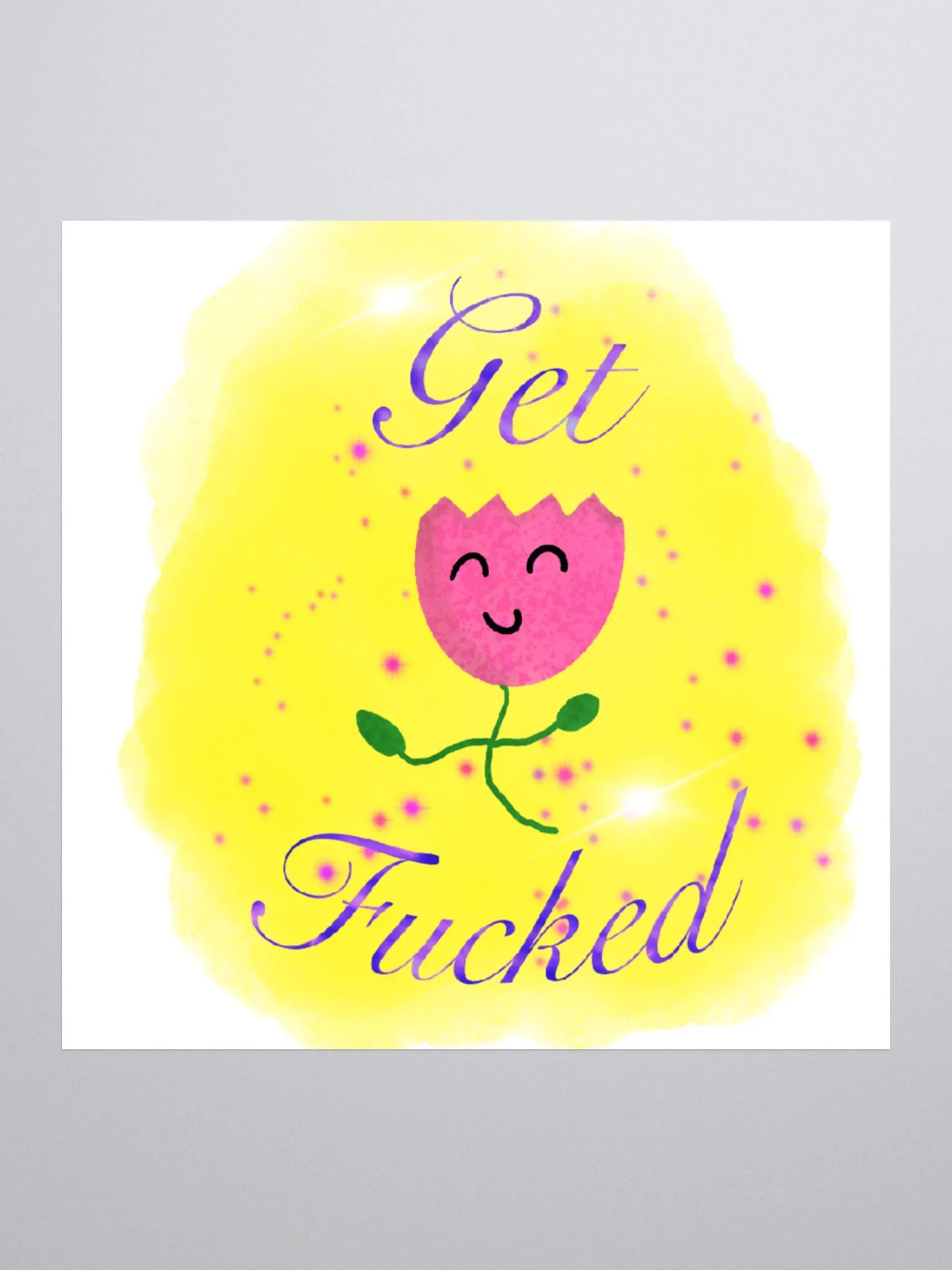 Get F*cked Tulip Sticker product image (1)