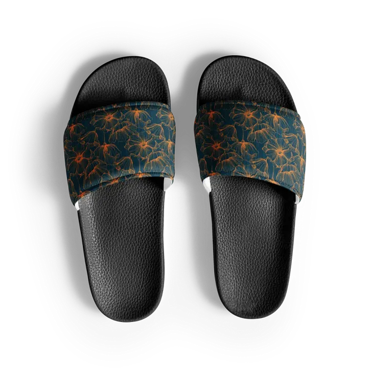 Dark Romantic Floral | Men's Slides product image (1)