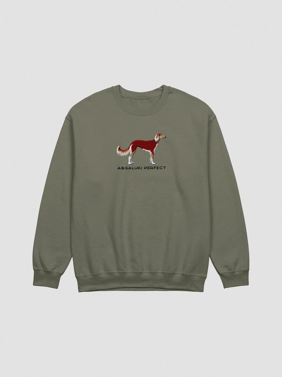 Absaluki Perfect Sweatshirt (Embroidered) of a Saluki(Chocolate) product image (7)