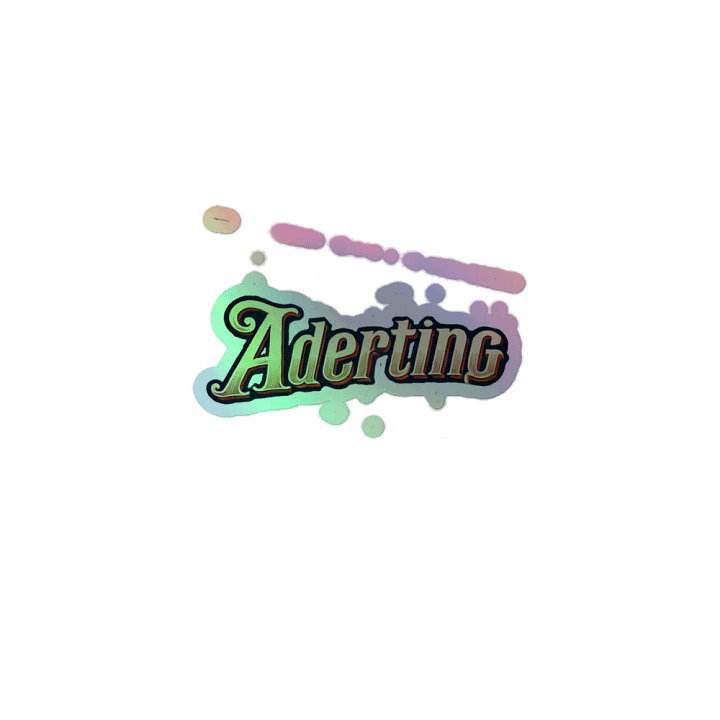 Aderting Retro Holographic Sticker Sheet product image (1)