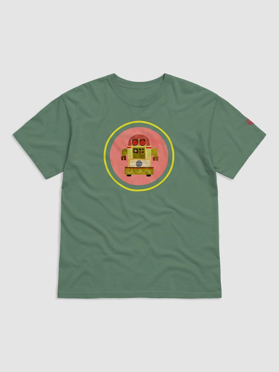 Roller-Egg the Atomic Robot - T-Shirt in Pink and Lime product image (1)