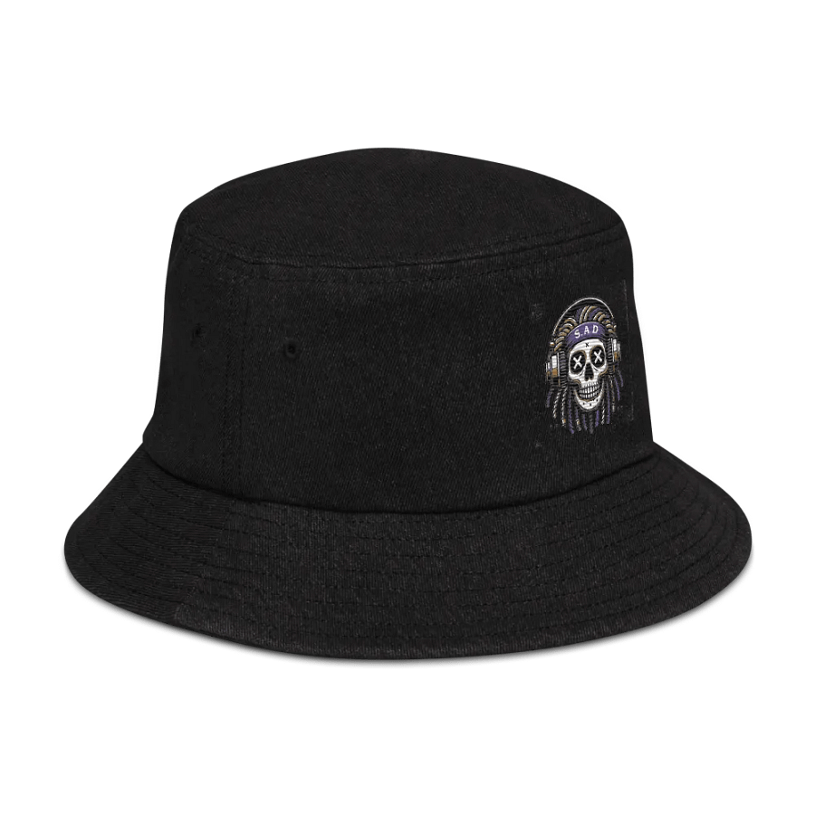 S.A.D. Skull Soundwave Denim Bucket Hat product image (6)