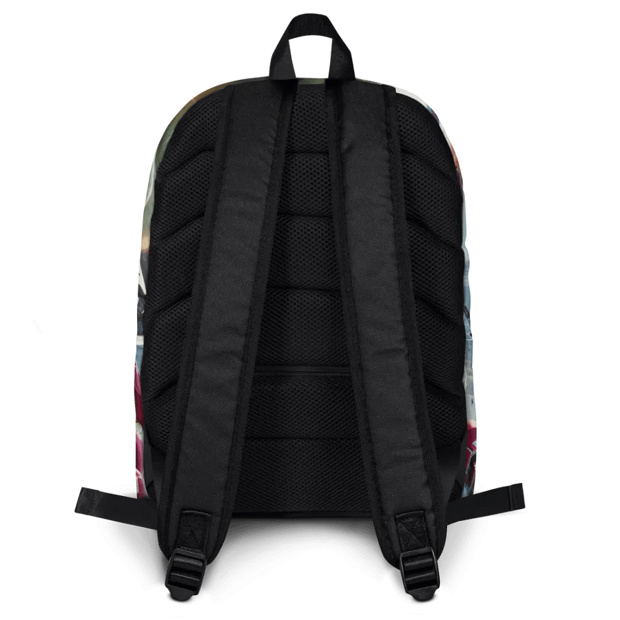Dynamic Heroes All-Over Print Backpack 2 Zippers product image (6)
