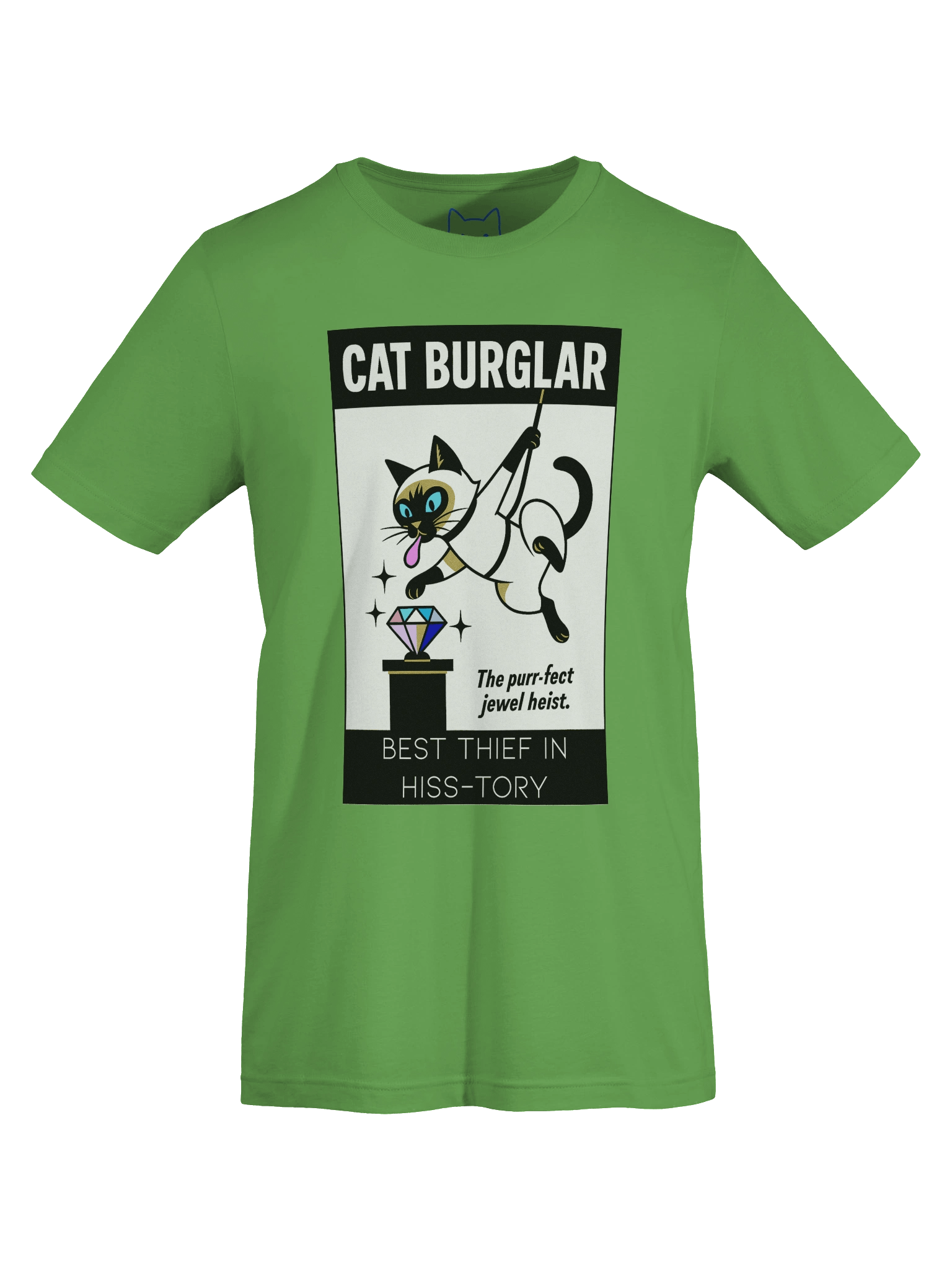 Cat Burglar Diamond Jewel Heist Siamese Cat Unisex T-Shirt product image (31)