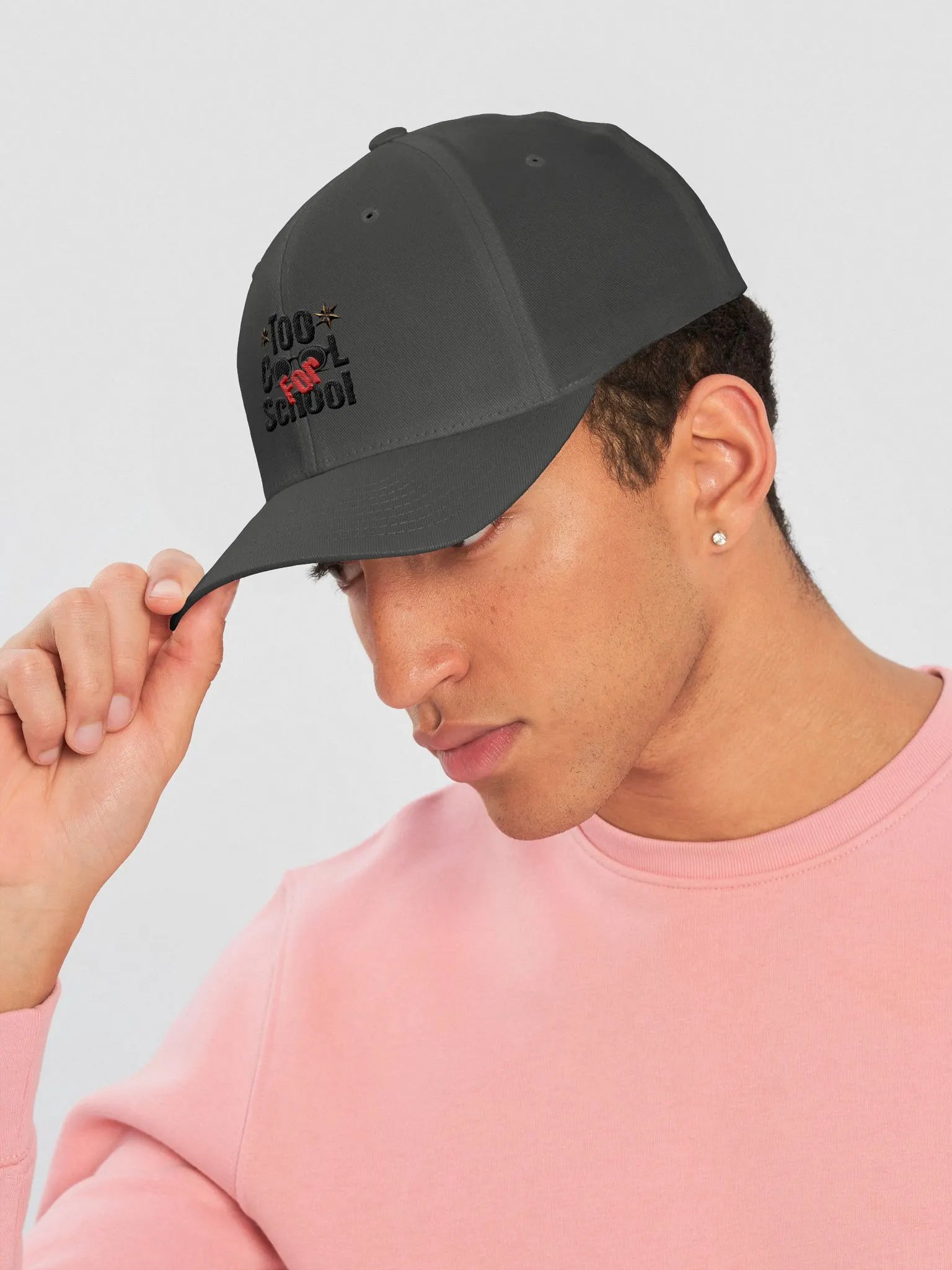 Too Cool For School - Flex-fit Cap product image (17)