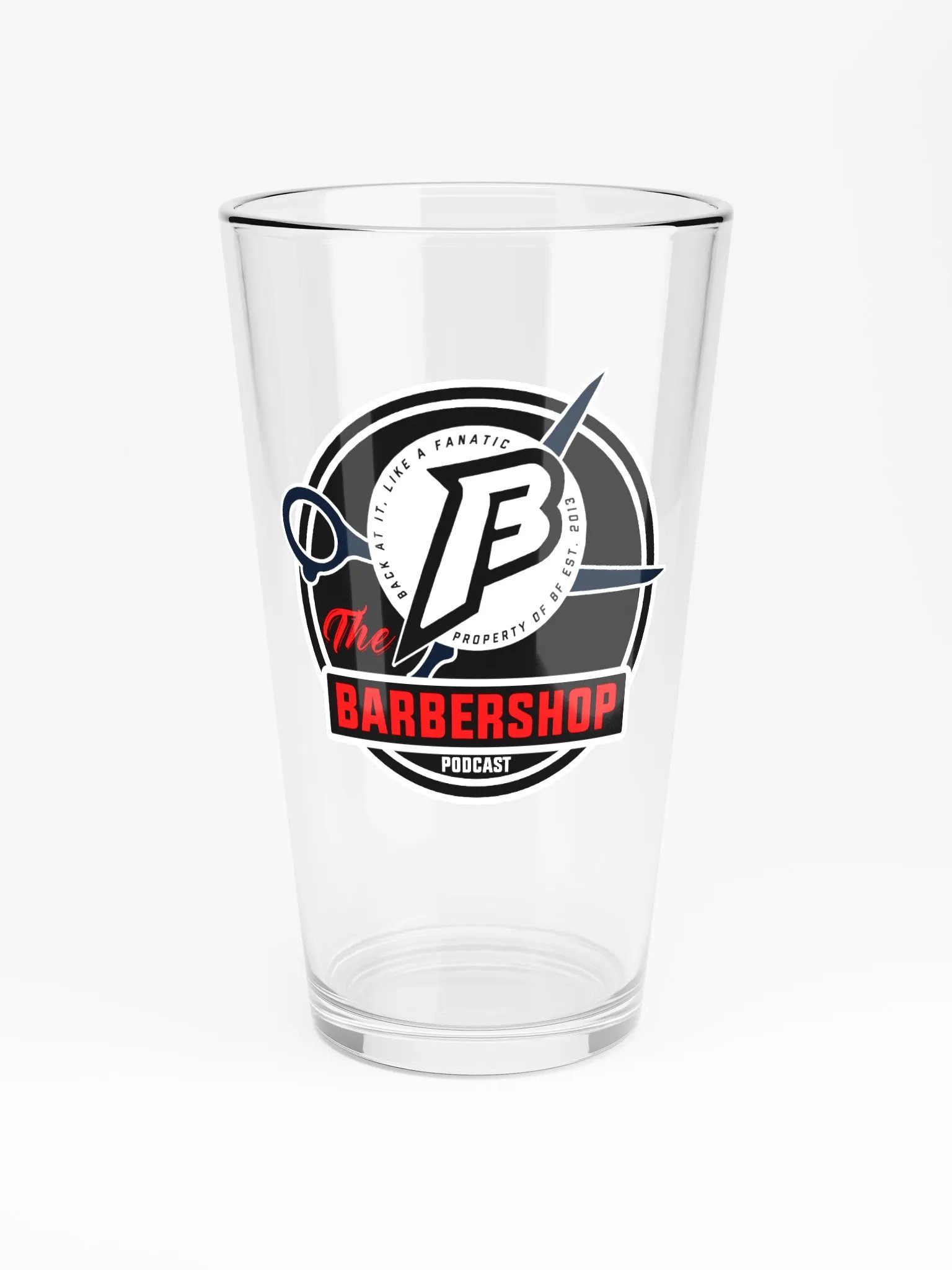 BF Barbershop Pint Glass product image (3)