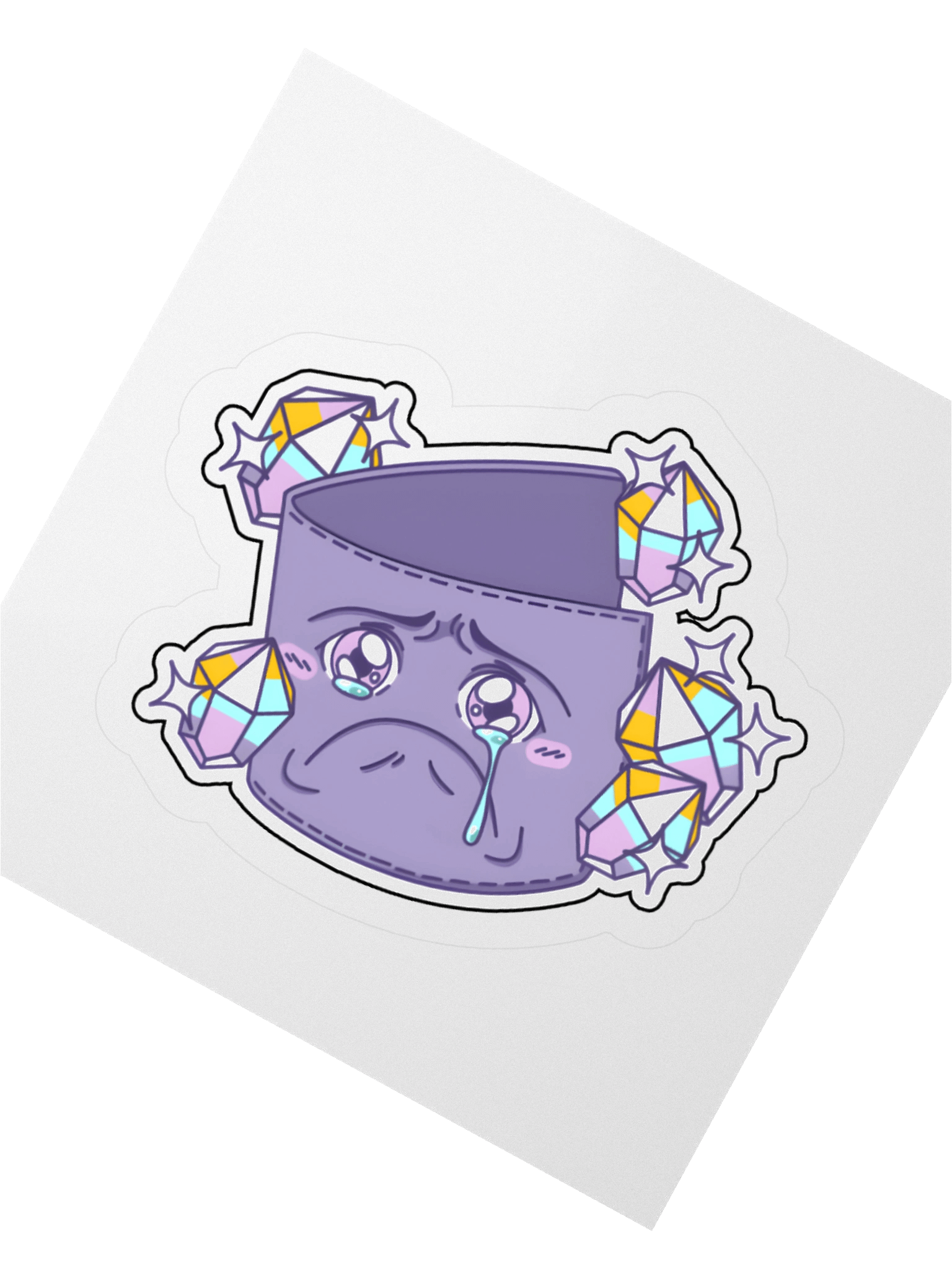 Sad Wallet-Kun Sticker product image (3)