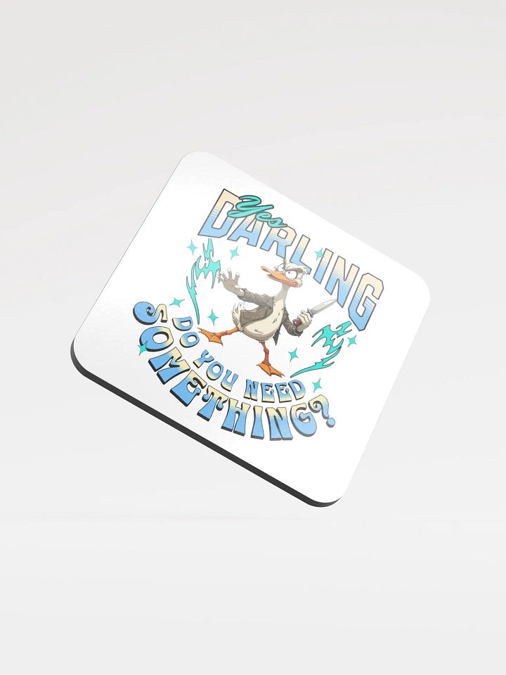 Yes Darling Do You Need Something Quirky Leather Coaster Set product image (2)
