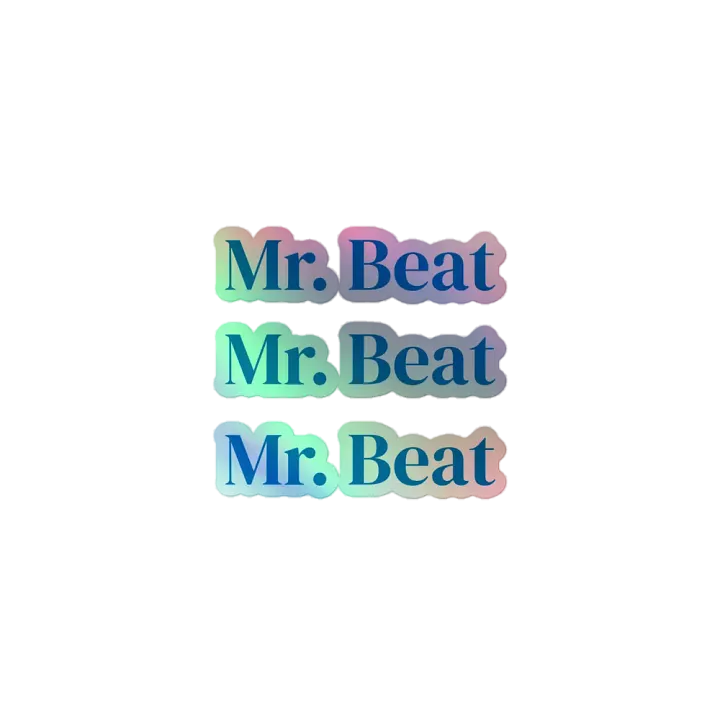 Mr. Beat Halographic Sticker product image (1)