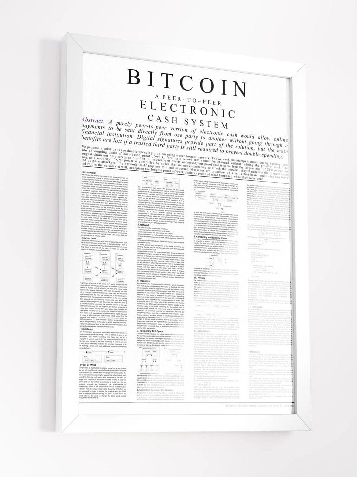 The BITCOIN Whitepaper product image (1)