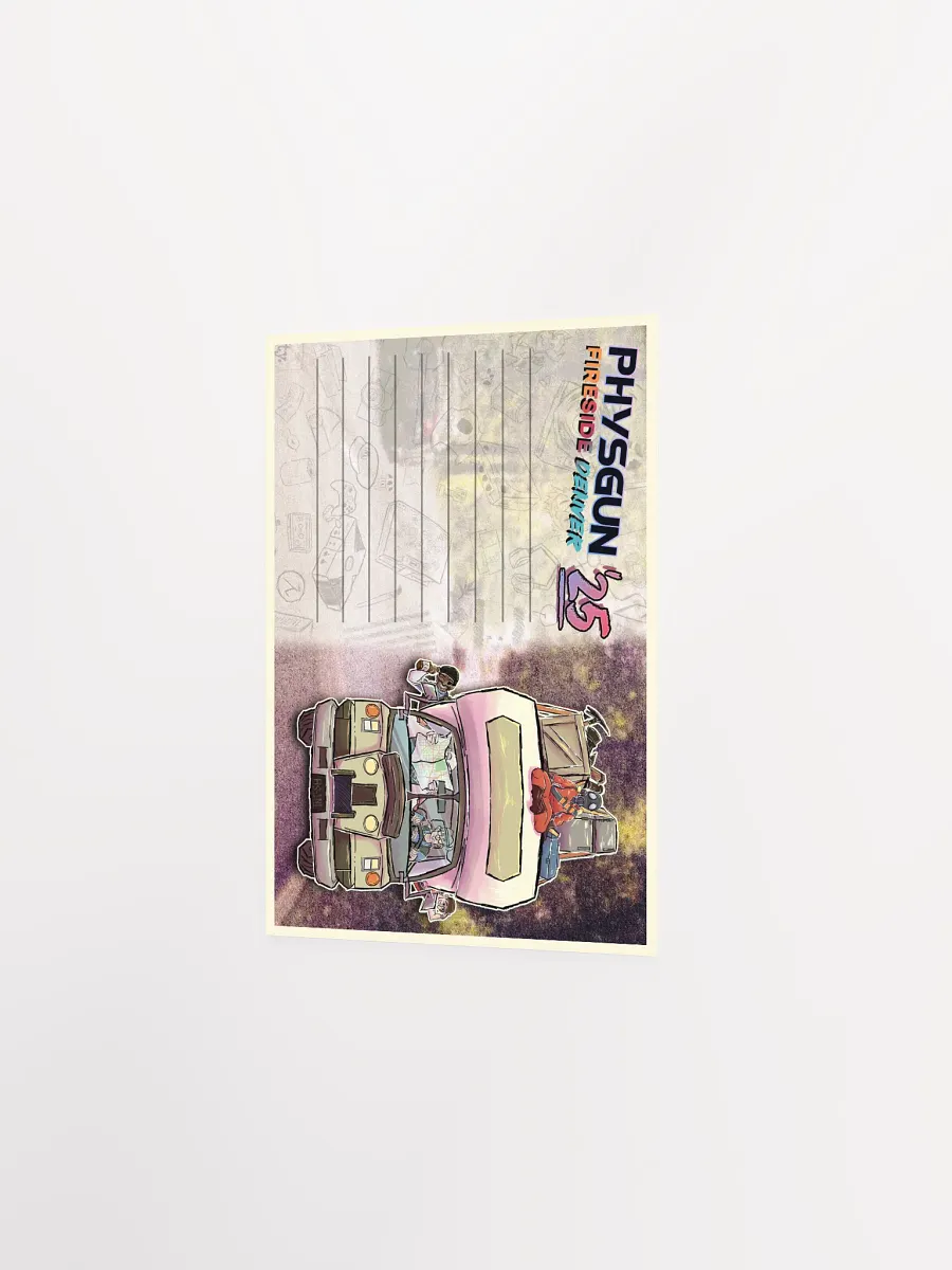 Physgun Fireside Denver 2025 LAN Poster - Postcard Version product image (2)