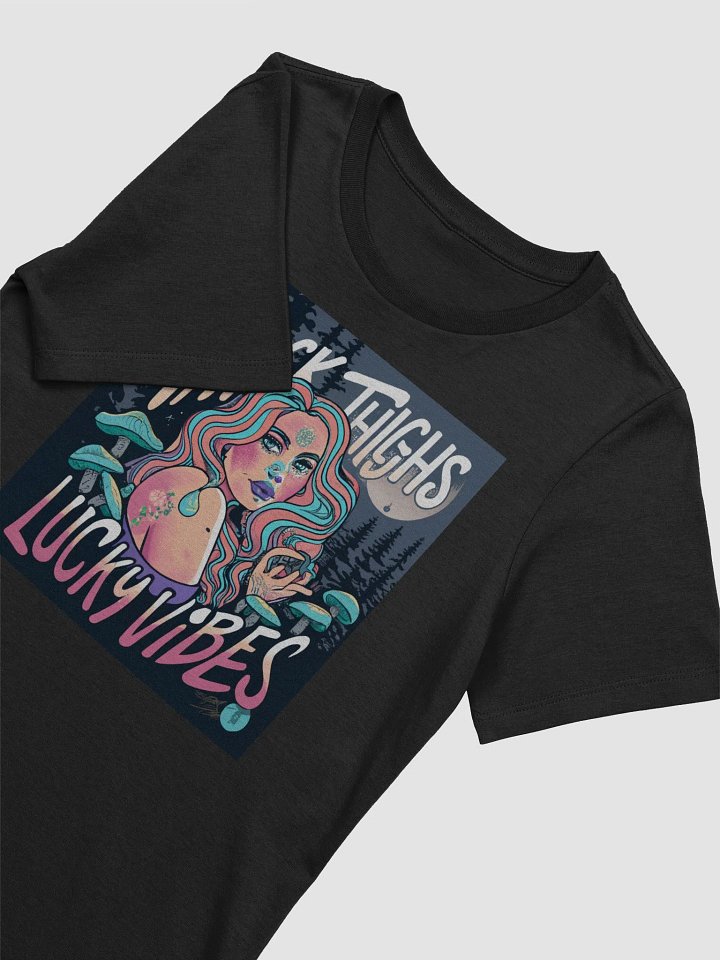 Thick Thighs & Lucky Vibes T-Shirt product image (2)