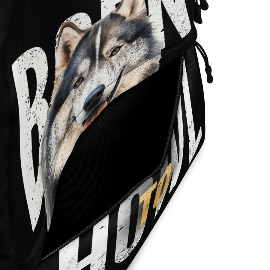 Born To Howl All-Over Print Backpack product image (6)