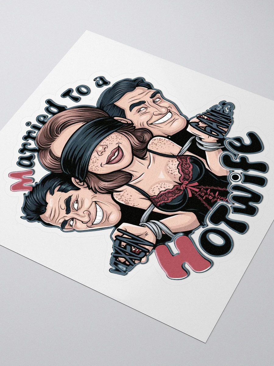 Married To A Hotwife Vinyl Sticker product image (8)