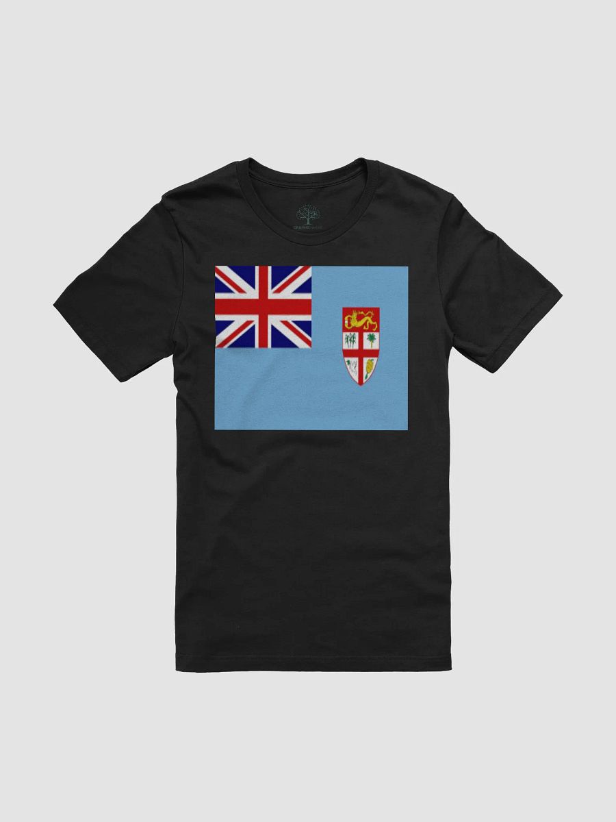 Exclusive Unisex Fiji Flag Graphic Tee by Graphic Grove product image (3)