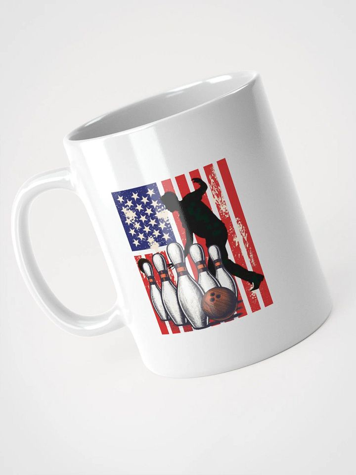 Flag American Bowling Stars & Strikes Mug product image (2)