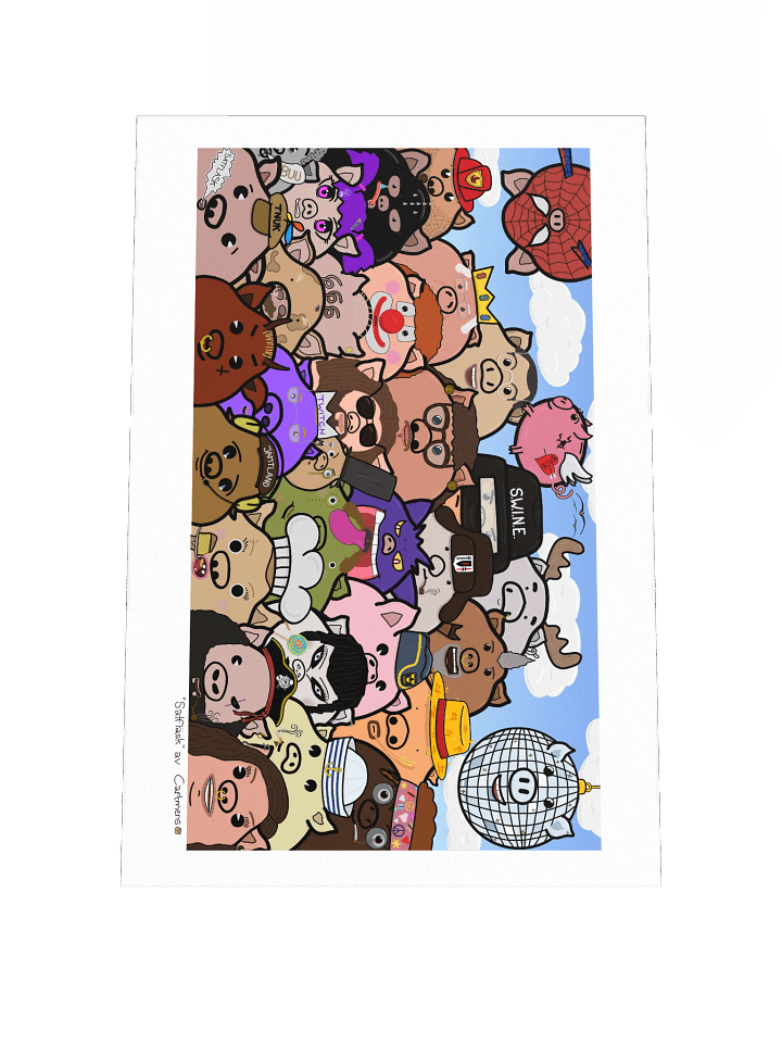 SATFLÄSK w/ BG - PAINTING product image (1)