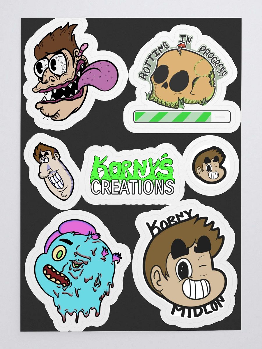 Korny Faces Sticker Sheet product image (1)
