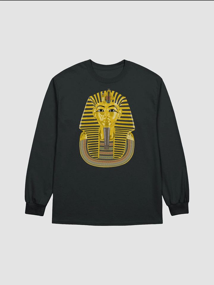 Tutankhamun Mask Printed Classic Long Sleeve T-Shirt product image (1)