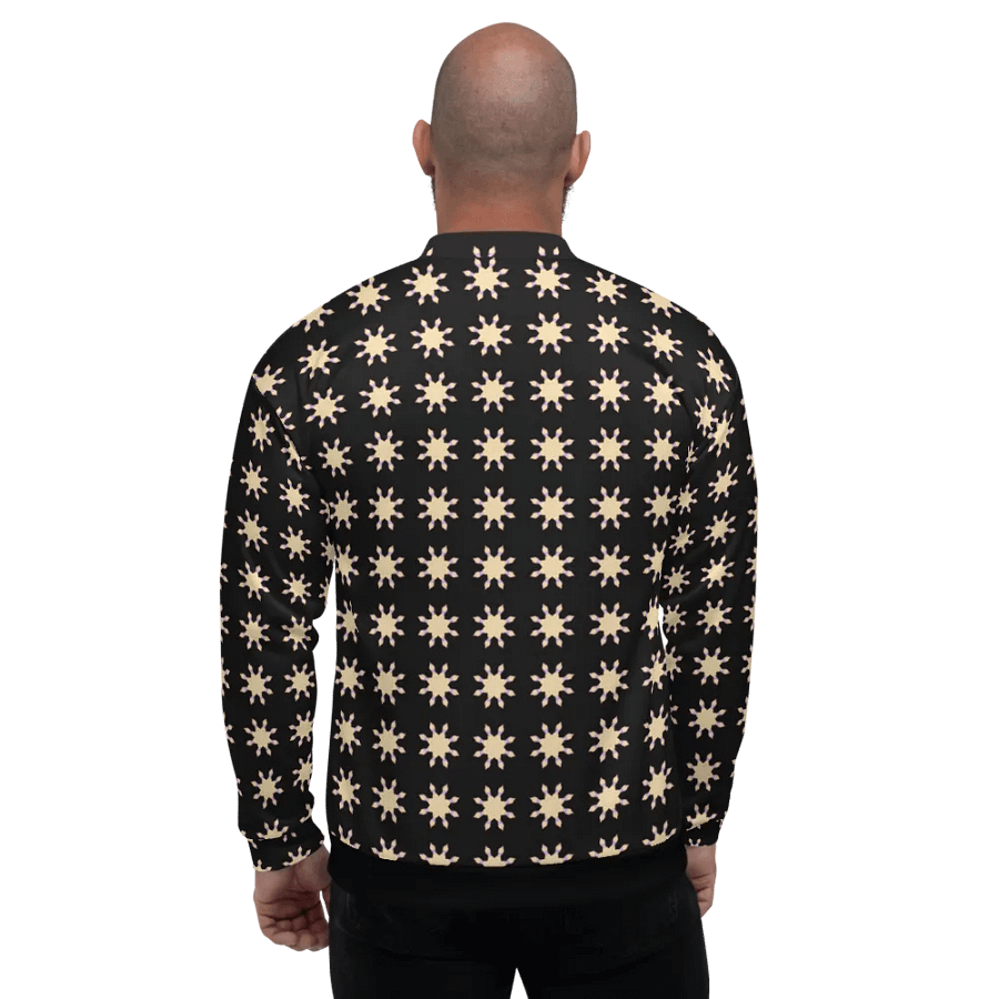 Abstract Pink Suns Unisex All Over Print Bomber Jacket product image (3)