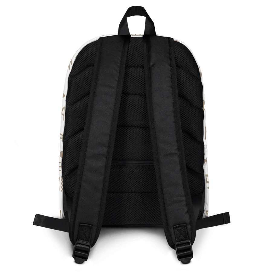 Isis White Hieroglyphs All-Over Print Backpack product image (2)