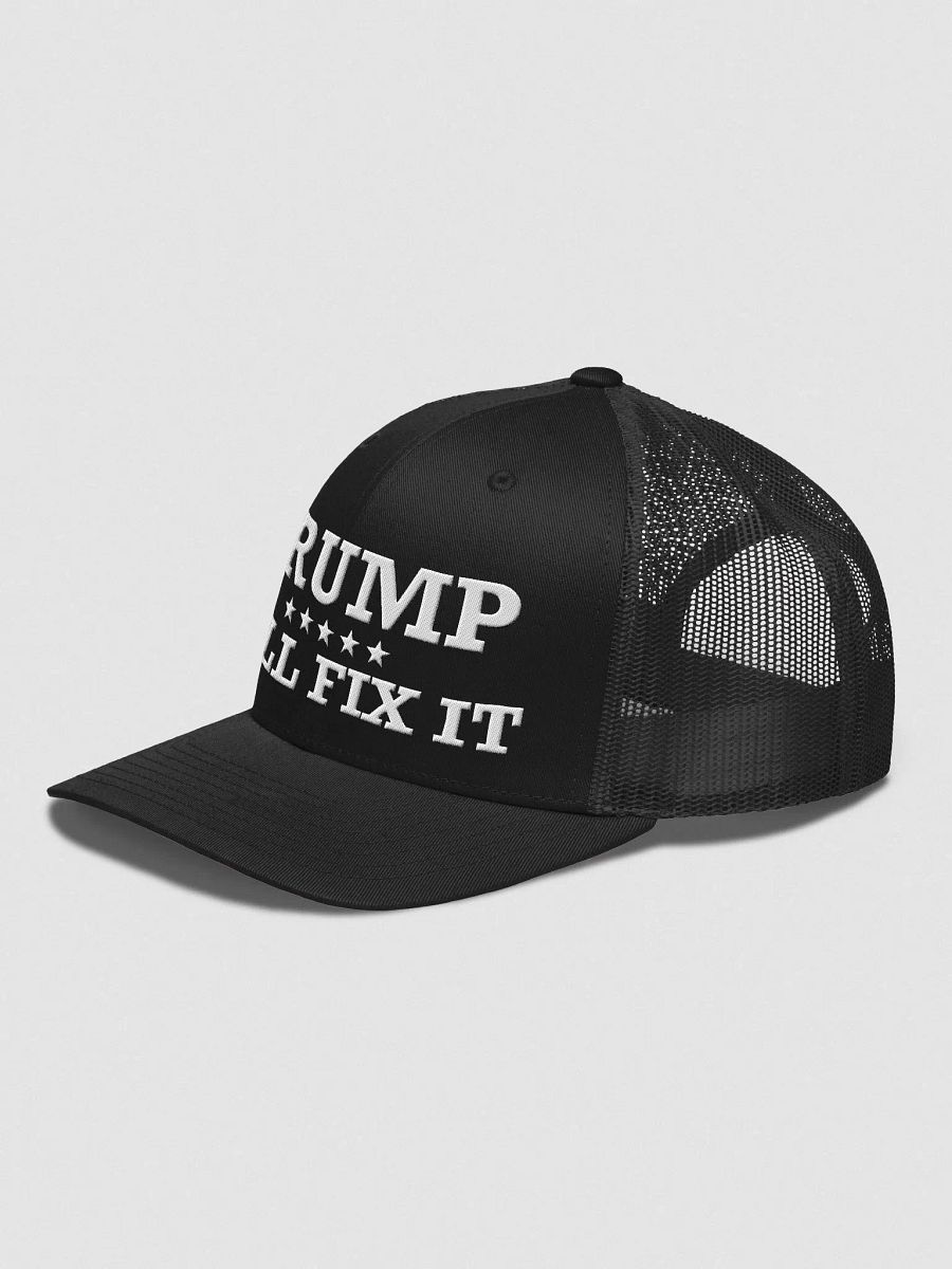 TRUMP WILL FIX IT Retro Trucker Hat product image (4)