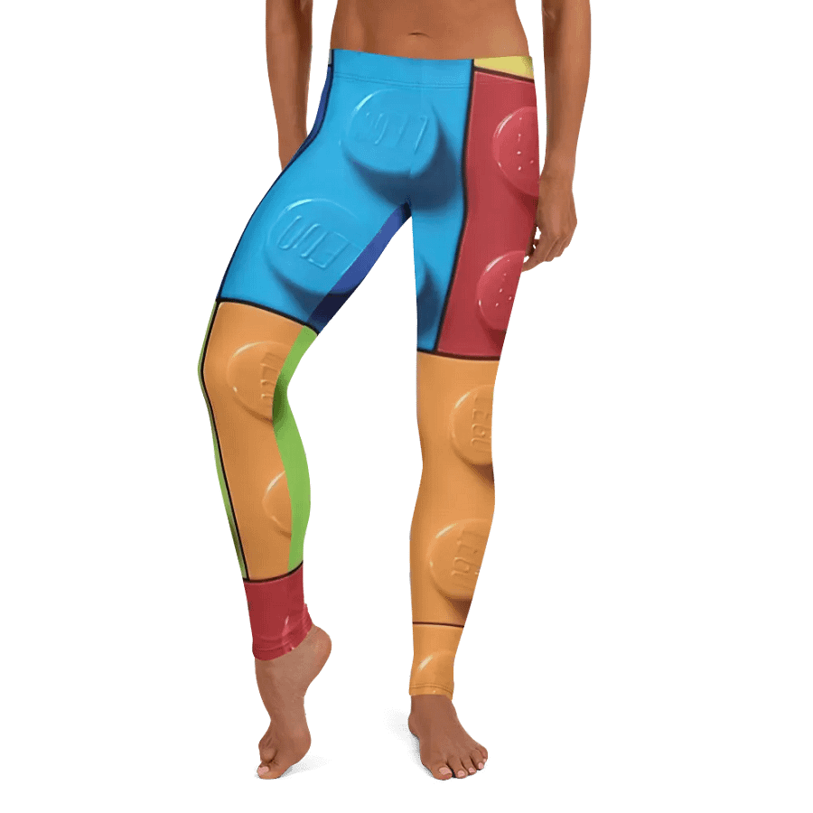 Colorful Interlocking Brick Leggings product image (9)