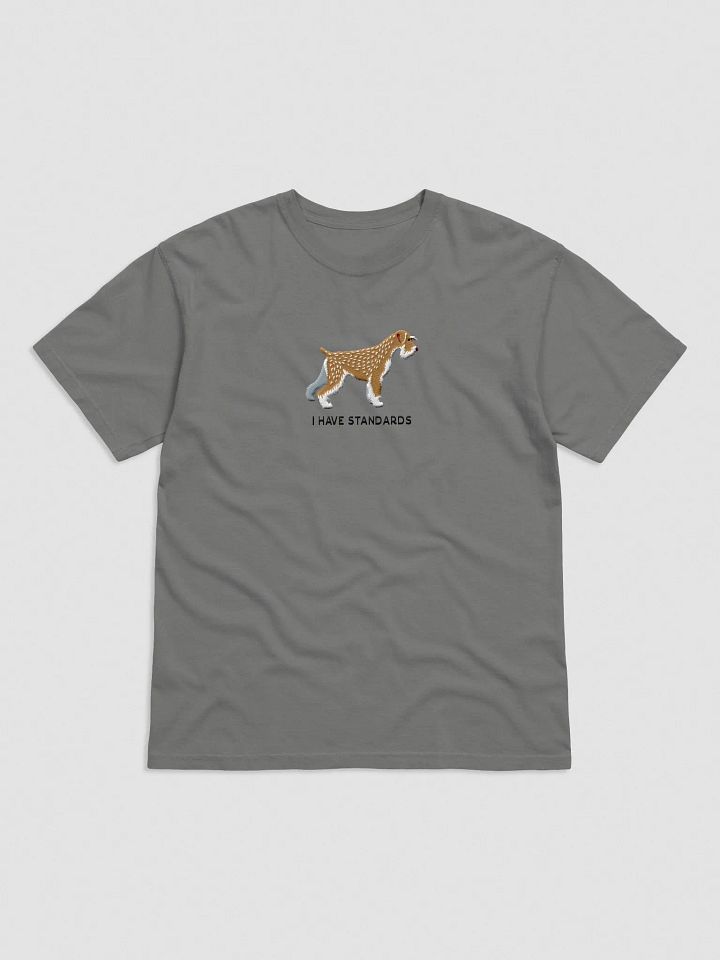 I Have Standards T-Shirt(Embroidered) of a Standard Schnauzer(Wheaten) product image (6)